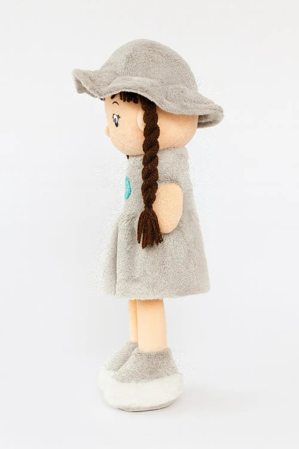 Cute Girl Plush Doll with Hat | Soft Stuffed Doll Toy for Kids & Girls