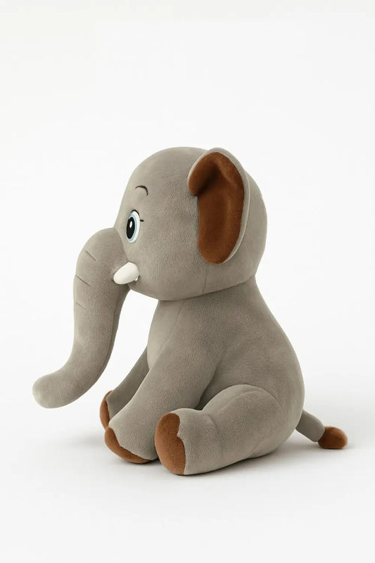 Cute Elephant Plush Soft Toy for Kids | Cuddly Stuffed Elephant Teddy 20cm