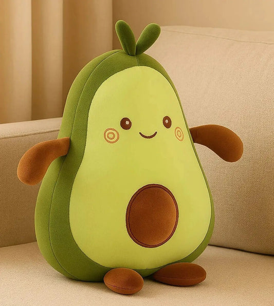 Cute Avocado Plush Toy Pillow | Soft Stuffed Cushion for Kids