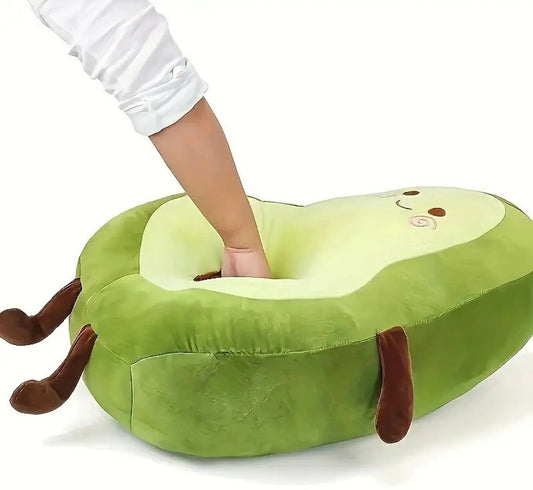 Cute Avocado Plush Toy Pillow | Soft Stuffed Cushion for Kids