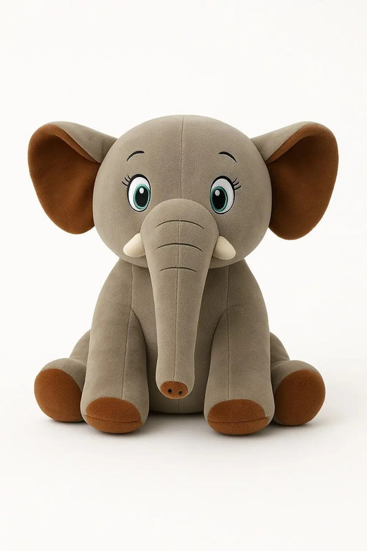Cute Elephant Plush Soft Toy for Kids | Cuddly Stuffed Elephant Teddy 20cm