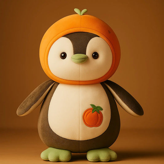 Snowball Penguin Plush Toy | Cute Fruit Penguin Soft Toy for Kids & Girls